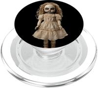 Muñeca embrujada de inspiración Vintage con Mirada de Ojos Abiertos PopSockets PopGrip para MagSafe