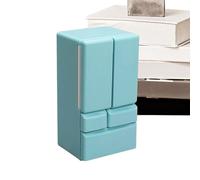 Muñeca - Escala Doce Creativa Doble Puerta, Juguete Cocina Casa Niños Muebles, Cumpleaños Navidad Pascua | Realista Miniatura Modelo Entusiasma Niños Casa Muñecas Juego rol Creativo