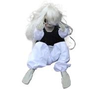 Muñeca Espeluznante, muñeca Fantasma Que lloran con temblar con Control de Voz, muñecas de Halloween de Miedo para Casas embrujadas de Carnaval sthoween apropio