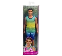 Muñeca Fashion Ken Fashionistas Ombre Tank y Jean Shorts Ken HYV00 (Barbie)