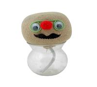 Muñeca Grass heaad - Kit de cultivo Grass heaad | Planta de muñeca con cabeza de hierba | Plantas de cabeza de hierba bonsái en macetas | Pequeños adornos en maceta con medio de cultivo, suministros d