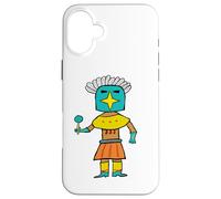Muñeca Hopi Estrella Azul Kachina Carcasa para iPhone 16 Plus