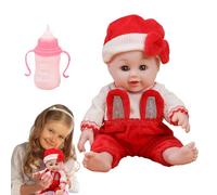 Muñeca infantil renacida - Figura de bebé realista de 30 cm, construcción segura sin olor, paño de goma de silicona suave, juguete realista interactivo | Cumpleaños, vacaciones, Navidad, Ki