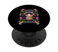 Muñeca Lele Mexican Maria Women Muñequita Mexicana Girl PopSockets PopGrip Adhesivo