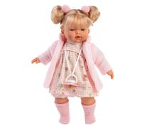 Muñeca Llorens que llora 33 cm - Los Llorones - Roberta Llorona - 33 cm / Cuerpo de tela con extremidades de vinilo