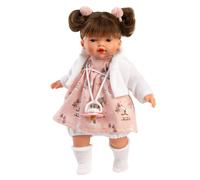 Muñeca Llorens que llora 33 cm - Los Llorones - Vera Llorona - 33 cm / Cuerpo de tela con extremidades de vinilo
