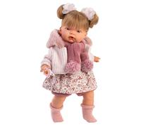 Muñeca Llorens que llora 38 cm - Los Llorones - Joelle Llorona - 38 cm / Cuerpo de tela con extremidades de vinilo