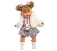 Muñeca Llorens que llora 38 cm - Los Llorones - Joelle Llorona - 38 cm / Cuerpo de tela con extremidades de vinilo