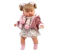 Muñeca Llorens que llora 42 cm - Los Llorones - Alexandra Llorona - 42 cm / Cuerpo de tela con extremidades de vinilo