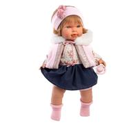 Muñeca Llorens que llora 42 cm - Los Llorones - Carla Llorona - 42 cm / Cuerpo de tela con extremidades de vinilo