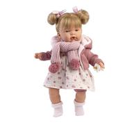 Muñeca Llorona Joelle Chaqueta Fuxia 38Cm Incluye Chupete