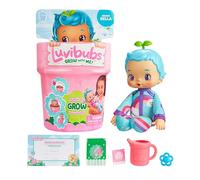 Muñeca Luvibubs; Planta la semilla, añade Agua y descubre cómo Brave Bella aparece en su Maceta; Maceta Convertible en Trona, Accesorios y Cuento Digital; Juguete Coleccionable +3 años