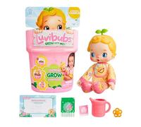 Muñeca Luvibubs; Planta la semilla, añade Agua y descubre cómo Cheerful Charlie aparece en su Maceta; Maceta Convertible en Trona, Accesorios y Cuento Digital; Juguete Coleccionable +3 años
