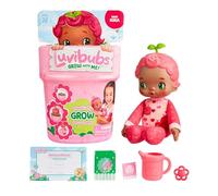 Muñeca Luvibubs; Planta la semilla, añade Agua y descubre cómo Kind Kira aparece en su Maceta; Maceta Convertible en Trona, Accesorios y Cuento Digital; Juguete Coleccionable +3 años