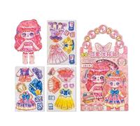 Muñeca Magnética Para Vestir - Combinaciones Mixtas De Ropa Coleccionable | Juguete Muñeca Magnética Fuerte Para Vestir | Para Casa Aula Fiesta Amantes De Los Coleccionistas Niños Niños En Eta