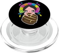 Muñeca María de Trapo Artesanal Mexicana Otomí Latina Latinx PopSockets PopGrip para MagSafe
