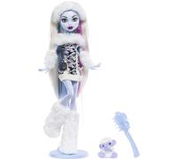 Muñeca Monster High Booriginal Creeproduction, Muñeca Coleccionable de Reproducción Abbey Bominable con Soporte para Muñeca, Diario y Mascota