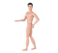 Muñeca Móvil de 30 Cm, maniquí de Arte de PVC de Múltiples Funciones para Dibujar Bocetos, con Soporte Base y Accesorios, para Amantes del Anime (Caqui)