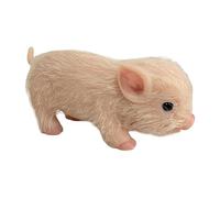 Muñeca nacida de nuevo - Decoración Accents Pintado Piglet Juguetes Lindos Vivid Piglet Decor Accents Baby Piglet, Muñecas Mano Rooted Hair Body Animal Pig Doll Regalos