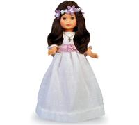 Muñeca NANCY Comunión 40 cm, Corona Flores Morena