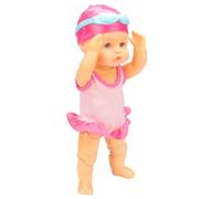 Muñeca para natoria, muñeca Nadador Impermeable con articulaciones móviles y Traje Desmontable, Lindo bebé Impermeable Realista para Piscina, bañera, Playa y para niños