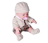 Muñeca Realista de bebé Reborn, Juguete de Cuerpo Suave de 12 Pulgadas para Regalo de Cumpleaños para Niños, Muñeca de Moda Blanca Lavable para Actividades Preescolares (Q12G-001C-026 Floral