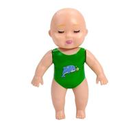 Muñeca Realista Estilo Espalda Y Crol Juguete De Baño para Niños Bañera Piscina 8.5x5x15cm PP Impermeable Flota Suave Lindo para Niñas Niños Hora del Baño Diversión Familiar