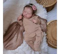Muñeca Reborn Bebe Reborn Chica Reborn Baby Dolls Ojos Cerrados Parece un bebé de Verdad Originales Regalos Festivales 20 Pulgadas Muñecas para niñas