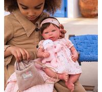 Muñeca Reborn Esther 45cm Arias Muñeco Recién Nacido Realista En Caja