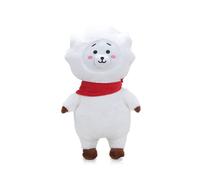 (Muñeca RJ 40cm) Kpop BTS BT21 Llavero de peluche Muñeco llavero CHIMMY COOKY RJ Juguete de peluche Pegatina