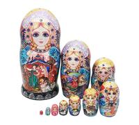 Muñeca Rusa Tradicional Matryoshka Muñecas Anidadas De Madera De 10 Artesanías Obras De Arte Culturales Figuras Coleccionables Muñecas Anidadas