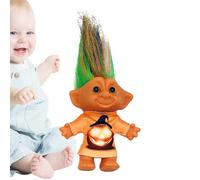 Muñeca Troll - Juguete De Troll De Cabello Retro para Niños Y Coleccionistas, Lucky Troll Figurine | Lindo Troll De con Cabello Loco, Estatua De Troll Nostálgico Sonriente, Mini Regalo De TRO