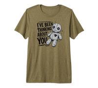 Muñeca vudú Divertida con Texto en inglés «I've Been Thinking About You» Camiseta Premium