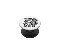 Muñeca vudú Divertida con Texto en inglés «I've Been Thinking About You» PopSockets PopGrip Adhesivo