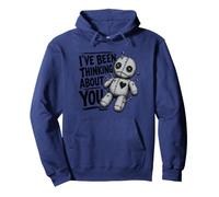 Muñeca vudú Divertida con Texto en inglés «I've Been Thinking About You» Sudadera con Capucha