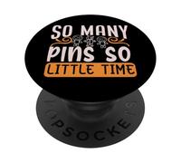 Muñeca vudú So Many Pins So Little Time para Mujeres y Hombres Halloween PopSockets PopGrip Adhesivo