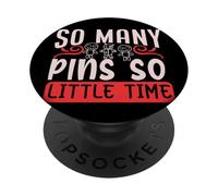 Muñeca vudú So Many Pins So Little Time para Mujeres y Hombres Halloween PopSockets PopGrip Adhesivo