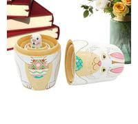 Muñecas Anidadas De Madera - Conejito De Pascua Anidado De Madera | Muñecas Rusas Tradicionales Que Anidan | Para Niños, Niñas, Hogar, Sala De Estar, Dormitorio, Sala De Juegos, Cumpleaños De Primaver