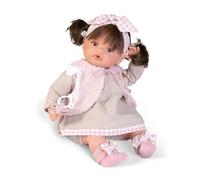 Muñecas Antonio Juan Beni Lagrimitas con Chaleco | Muñeca Sonora a la Moda 42 cm | Ref. 16382 - Colección 2024