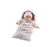 Muñecas Antonio Juan | Kika Lloro Saco Camping | Cuerpo de Tela 27 cm | Ref. 11326- Colección 2026
