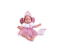 Muñecas Antonio Juan - Mi Primer Reborn Berta con alitas de Mariposa