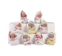 Muñecas Antonio Juan Picolín Bebé con Arrullo, Vinilo con Tacto Suave, 21 cm, Cuerpo Sexuado, Colección Pequeñines