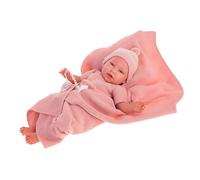 Muñecas Antonio Juan Primer Reborn Daniela con Toquilla 52 cm