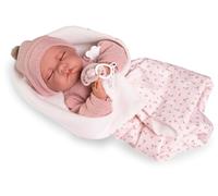 Muñecas Antonio Juan Recien Nacida Luna con mantita 42Cm