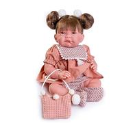 Muñecas Antonio Juan - Recién Nacida nica con coletas y bolsito