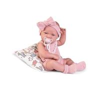 Muñecas Antonio Juan Recién Nacida Pijamita | Cuerpo de Vinilo Sexuado 42 cm con Tacto Especial | Pijama y Accesorios Incluidos | Colección 2024 - Ref. 50410