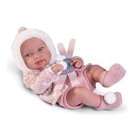 Muñecas Antonio Juan Recién Nacida Pipa Esquiadora | Cuerpo de Vinilo Sexuado 42 cm | con Accesorios | Colección 2024 - Ref. 50406