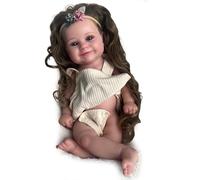 Muñecas bebé Reborn de Silicona de Cuerpo Entero de 20" de Aspecto Realista: niño recién Nacido Realista Que Parece un bebé Real (Caucasian)