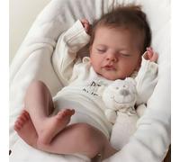 Muñecas Bebe Reborn Muñecas para niñas Bebe Reborn Niño Bebes Reborn 18 Pulgadas Cuerpo de algodón Suave Hecho a Mano Parece un bebé durmiendo de Verdad