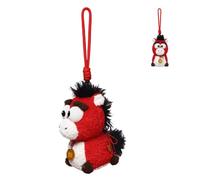 Muñecas de caballo de peluche - Decoración de Año Nuevo 2026 | Colgante de bolso de caballo de poliéster de 6.69 pulgadas para hombres, mujeres, adolescentes, adolescentes, maridos, hijo, hija